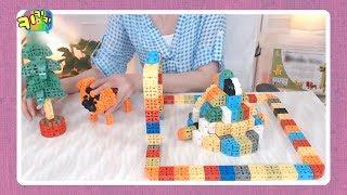 키키키TV 104회 | 블록으로 산과 호랑이 만들기 | Building Mountains and Tigers with Blocks Videos for Kids | 레나키즈tv
