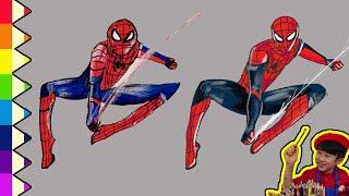 HOW TO DRAW SPIDER MAN_ 스파이더맨 그리기! 멋지게 따라 그려보기!