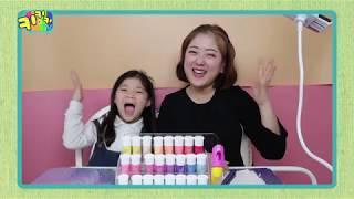 키키키TV 308회 | 크림도우놀이하며 유아영어 한마디 Who is better? / 반짝반짝 놀이영어